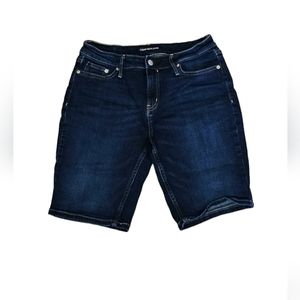 Calvin Klein Jeans Dark Blue Denim Jean Shorts